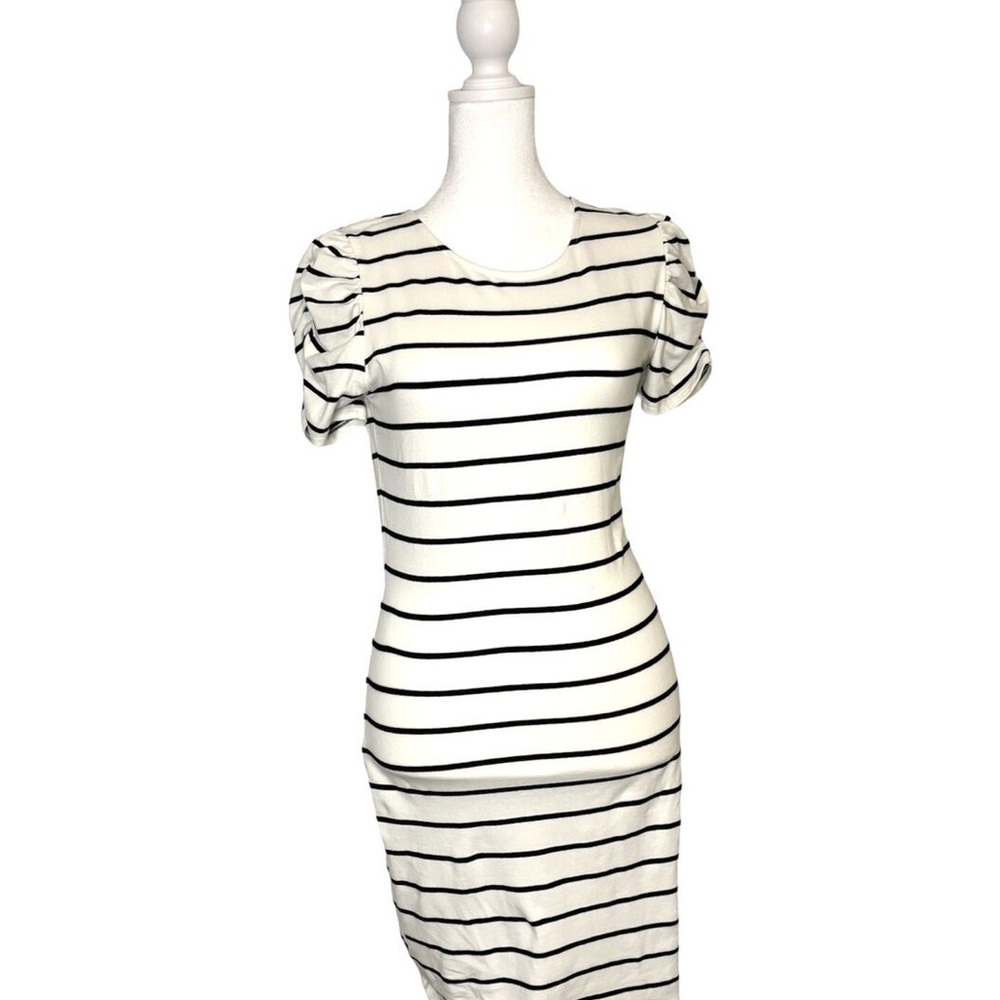 Francesca’s Blue Rain Striped Dress